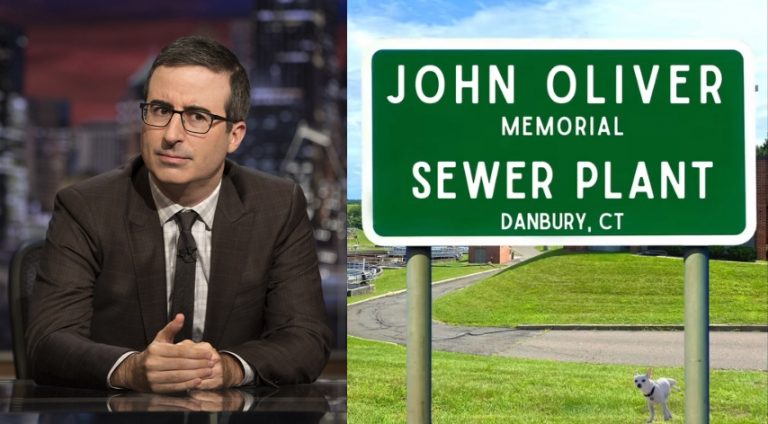 City sewage plant named after comedian John Oliver because his show is full of crap and garbage: Danbury Mayor Mark Boughton