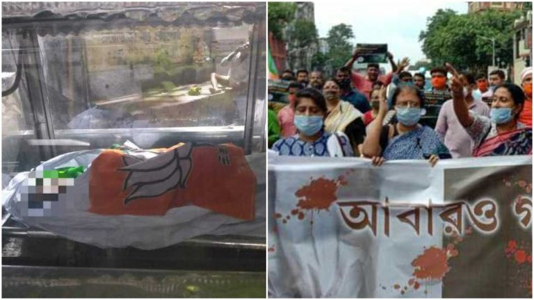 West Bengal: Protests erupt demanding CBI inquiry as BJP leader dies in custody, family says he was picked up by police ‘without any explanation’