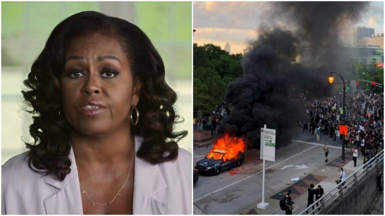 Michelle Obama gaslights Americans as she defends riots in US, calls it very small fraction of ‘overwhelmingly peaceful’ protests