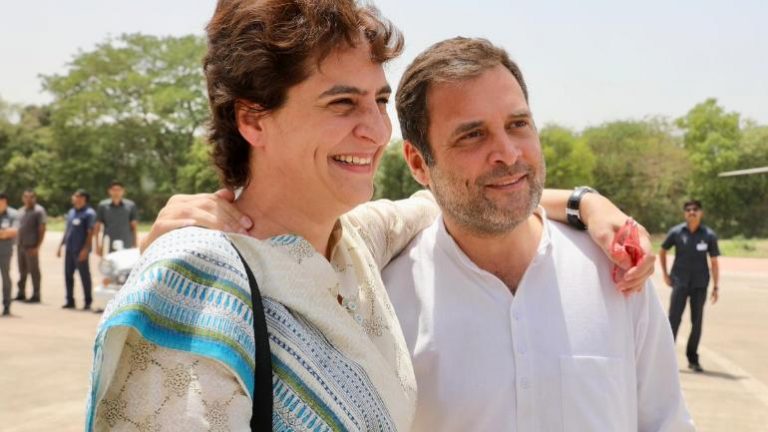 Congress shares video of Rahul Gandhi laughing his way to cash in on ‘god given opportunity’ in Hathras, allegedly, to express solidarity with family