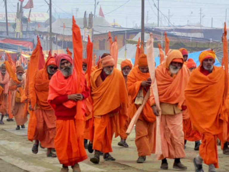 Sadhus protest in Rajasthan against the killing of temple priest, family’s demands not fulfilled by state govt