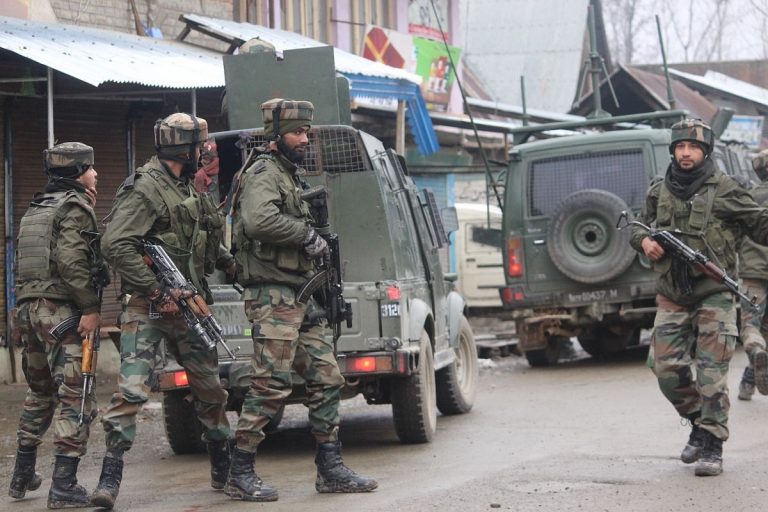 Two terrorists including a top commander of Lashkar-e-Taiba killed in an encounter with security forces in Pulwama