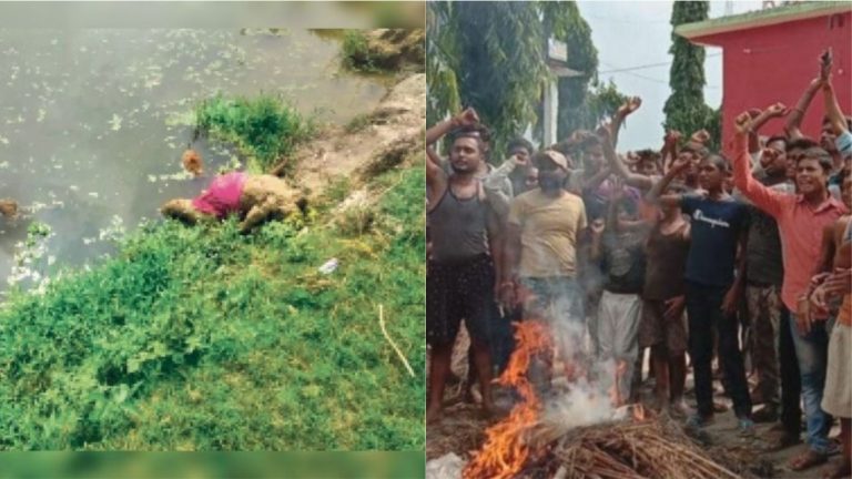 Bihar: Locals allege drunken police officials took away the idol of Goddess Durga, money received in the donation and jewellery, police deny