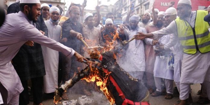 2 people have been arrested in Bangladesh's Comilla district for hurting religious sentiment of people