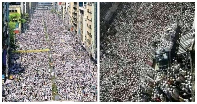 Bangladesh: Fifty thousand Islamists take to streets, threaten to destroy French Embassy in Dhaka if still open after 24-hour ultimatum