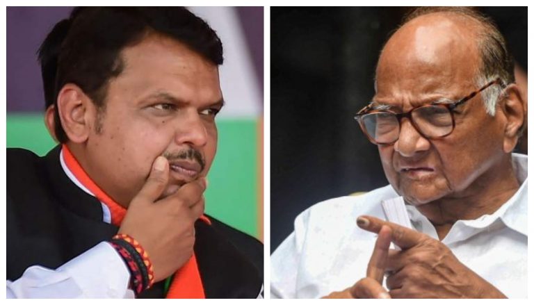 NCP wants former CM Devendra Fadnavis to be made co-accused in the suicide case along with ‘BJP worker’ Arnab Goswami, Congress cheers