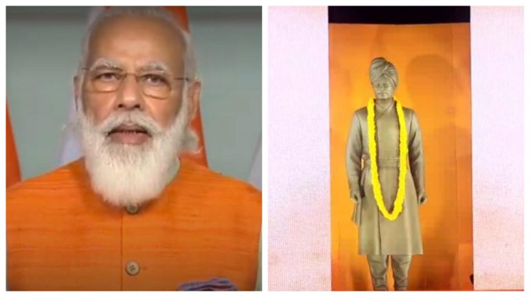 Prime Minister Narendra Modi unveils the statue of Swami Vivekananda at the JNU campus, here is what he said
