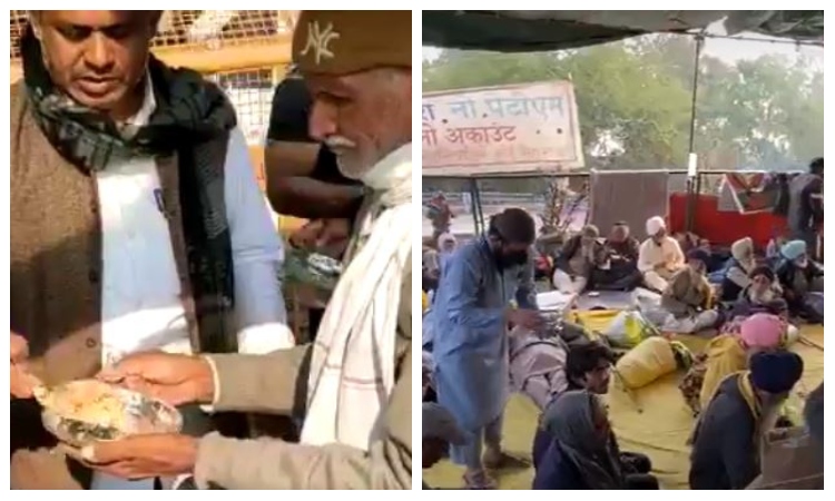 ‘Shaheen Bagh returns’: Netizens react as protesting ‘farmers’ served biryani at Ghazipur in New Delhi