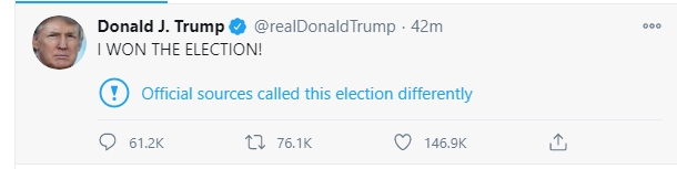 Twitter fact-checks Donald Trump