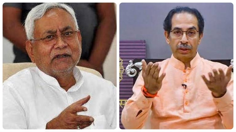 After Shiv Sena lost deposits on all the seats it fought in Bihar, party mouthpiece Saamana says credit must be given to it if Nitish Kumar becomes the CM