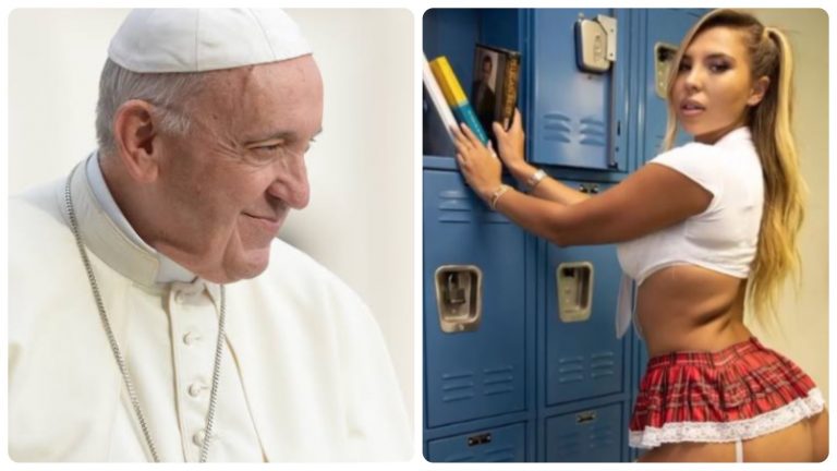 Pope Francis caught ‘liking’ a bikini model’s  bawdy picture on Instagram