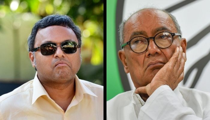 Digvijay Singh cries ‘EVM tampering’ while Karti Chidambaram says stop blaming EVMs whenever results are not favourable