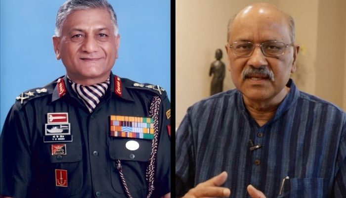 Shekhar Gupta virtue signals media for ‘fake news’ regarding India’s strike on Pakistan, Gen VK Singh reminds him of his own ‘coup story’