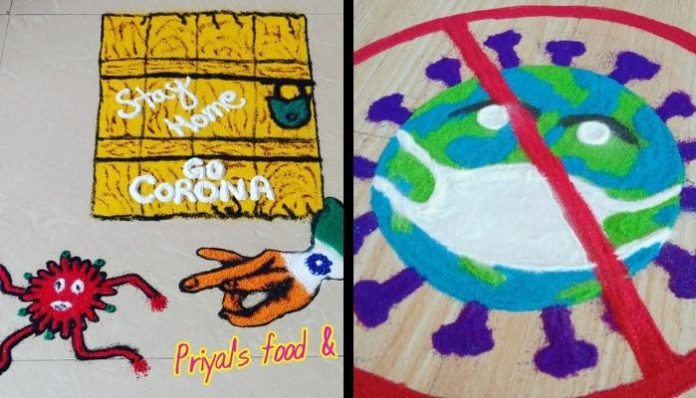 Times Now faces backlash for promoting Coronavirus-inspired Rangolis
