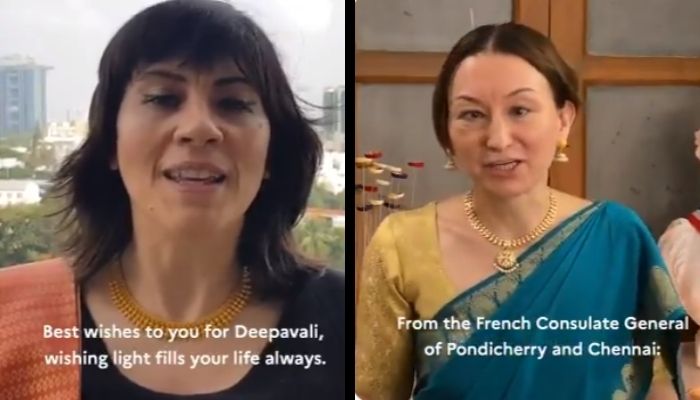 Watch: French embassy extends greetings on Diwali in several regional languages