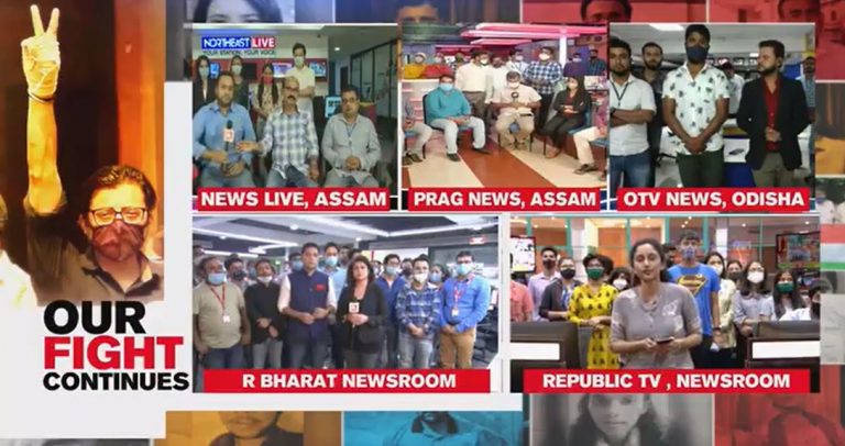 OTV, Prag News and News Live unite to join Republic’s Newsroom to express solidarity with Arnab Goswami: Here is what happened