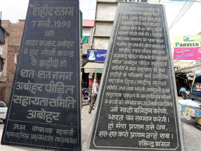 Abohar Goli Kaand Memorial