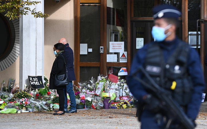‘You are all dead’: Month after Samuel Paty was beheaded by man screaming Allahu Akbar, school where he once taught threatened