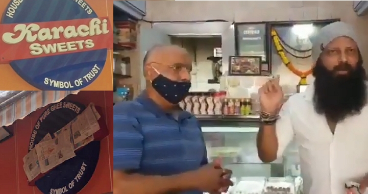 Karachi Sweets in Mumbai forced to cover its name after Shiv Sena leader Nitin Nandgaonkar issues threat to change the name ‘to Marathi’