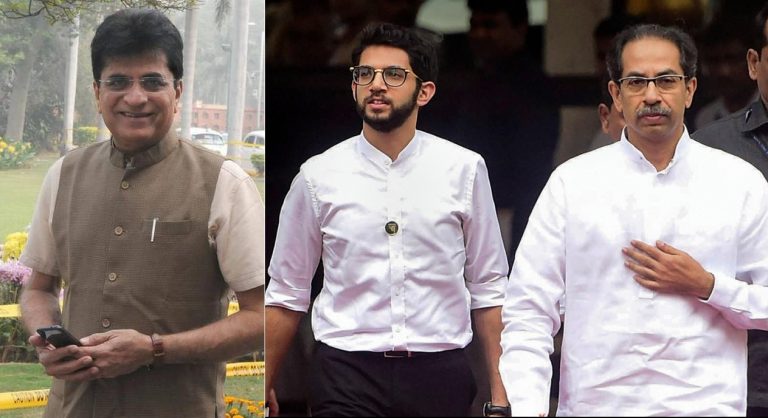 Kirit Somaiya seeks clarification from Uddhav Thackeray over land dealings with late Anvay Naik, alleges office of profit norm violation by Aaditya Thackeray