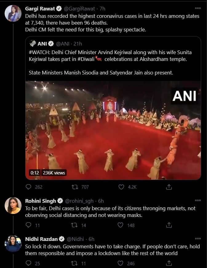 Nidhi Razdan vs Rohini Singh on lockdown