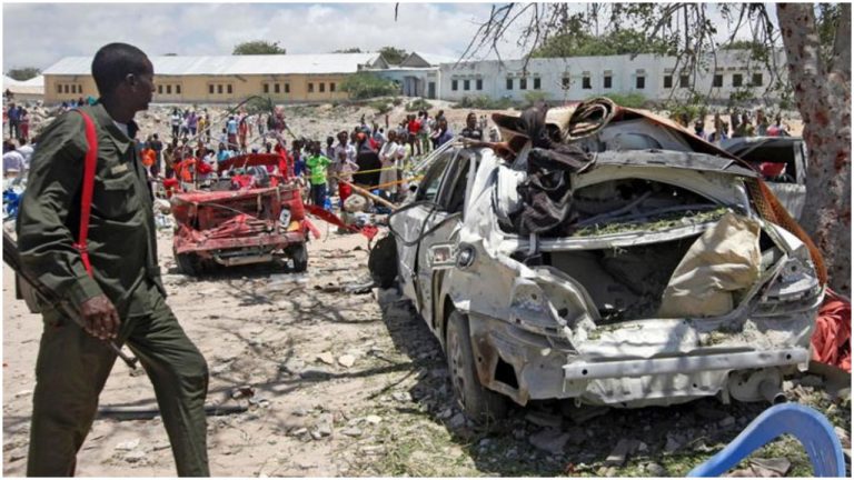 Terrorist denotes himself inside ice-cream parlour in Mogadishu, killing seven, Islamic Al-Shabab claims responsibility