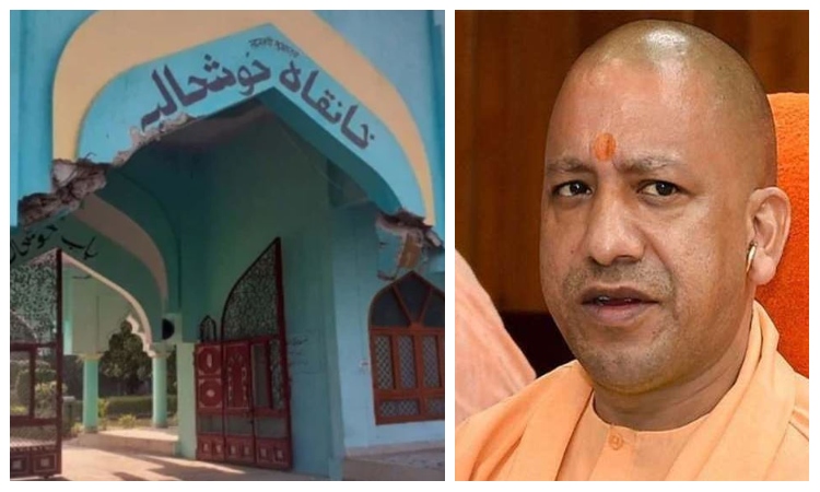 Muzaffarnagar: Yogi govt demolishes illegal construction on 100 Bighas of forest dept land by Islamic preacher Pir Khushal Miyan