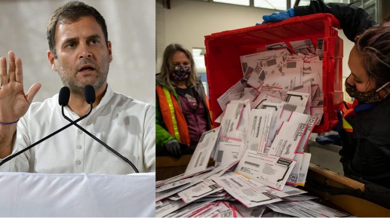 After allegations of widespread rigging in the US elections, ‘liberals’ accidentally reveal what Rahul Gandhi’s strategy in Indian elections would be