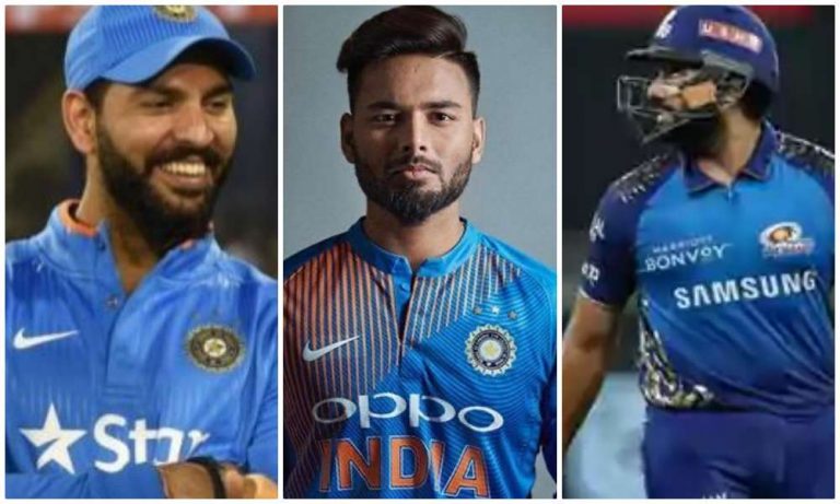 Cricketer Yuvraj Singh trolls Rohit Sharma and Rishabh Pant for gaining weight