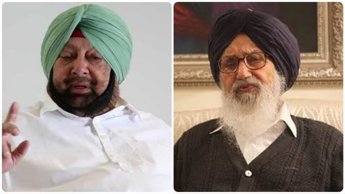 Punjab CM Amarinder Singh Badal questions Parkash Singh Badal;s on his returning the Padama Vibushan, questions why he got it in the first place