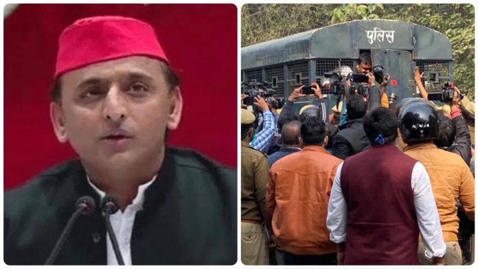 In a bid to increase political capital, SP aligns itself with farmers' protests, UP government stops them from launching a movement amidst coronavirus infection