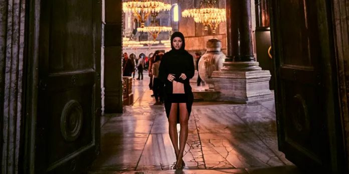 Marisa papen at Hagia Sophia