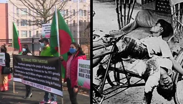 Bangladeshis protest outside in Washington outside Pak embassy seeking apology for 1971 ‘Operation Searchlight’: Read details