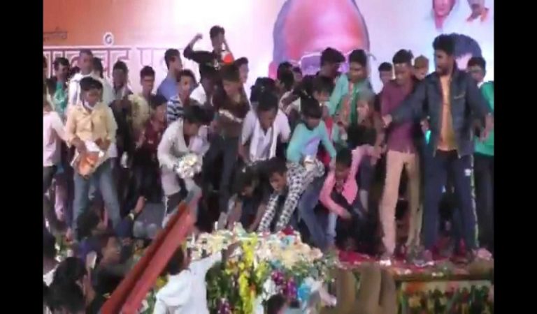 Maharashtra: Sharad Pawar’s birthday celebration in Beed goes wild as cake cutting gets violent. Watch video