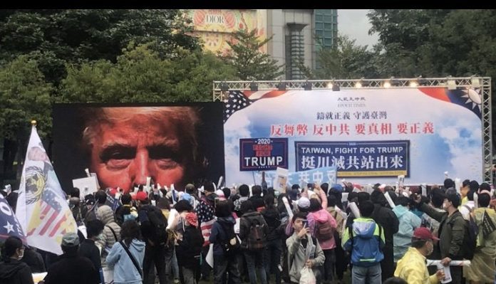 Donald Trump rally in Taipei, Taiwan