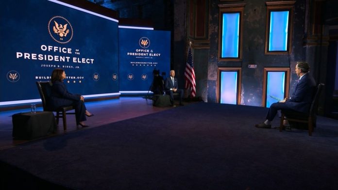 Joe Biden Kamala Harris on CNN interview