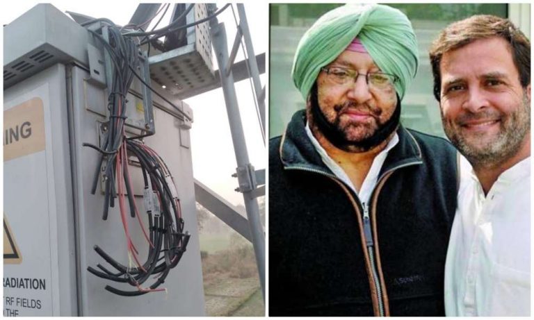 Despite Capt Amarinder’s appeal, ‘protesting farmers’ destroy 150 telecom towers overnight