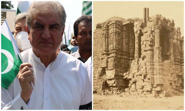 When Pakistan foreign minister Shah Mehmood Qureshi vowed to destroy Somnath temple in India
