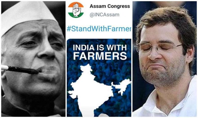 Congress keeps Nehru’s legacy alive, ‘gives away’ Ladakh to China and Pakistan while ‘standing with farmers’