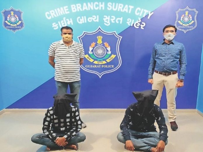 Robbers Haneef and Osaf of the Mewati gang arrested for robbing Canara Bank ATMs