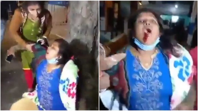 Police lathi charge on BJP workers, women injured