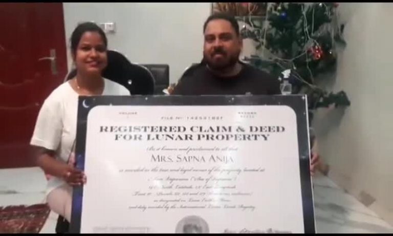 Rajasthan: Man gifts plot of land on Moon to his wife on wedding anniversary