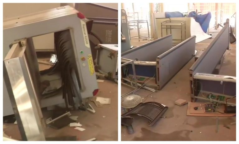 Visuals show Red Fort Ticket Counter completely destroyed by ‘farmer’ protestors on Republic Day