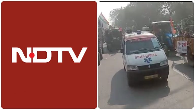 During Delhi Riots, NDTV cropped stones from rooftop of mosques, now it paints violent mobs in tractor rally as humanitarian