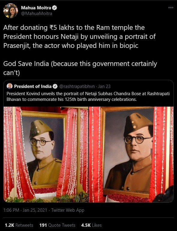 Netaji prosenjit chatterjee