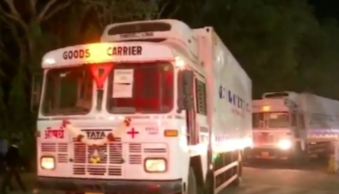 First consignment of Coronavirus vaccine leaves for Delhi from Pune