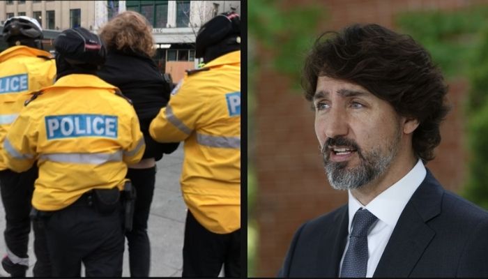 After mouthing platitudes over farmer protest in India, Justin Trudeau’s police cracks down on protestors in Toronto
