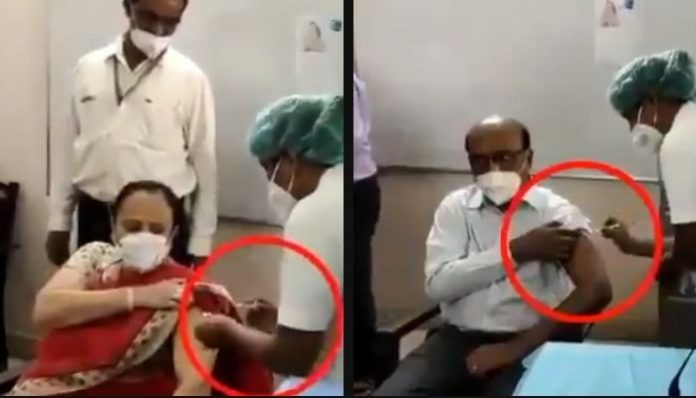 Fact Check: Did medical officers in Karnataka fake vaccination for camera?