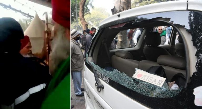 Farmer leader Ruldu Singh Mansa alleges Delhi Police smashed his car’s windscreen, video tells a completely different story: Details