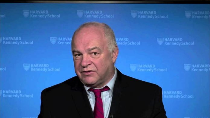 Steve Jarding sits with Nidhi Razdan on the advisory board of KSPP